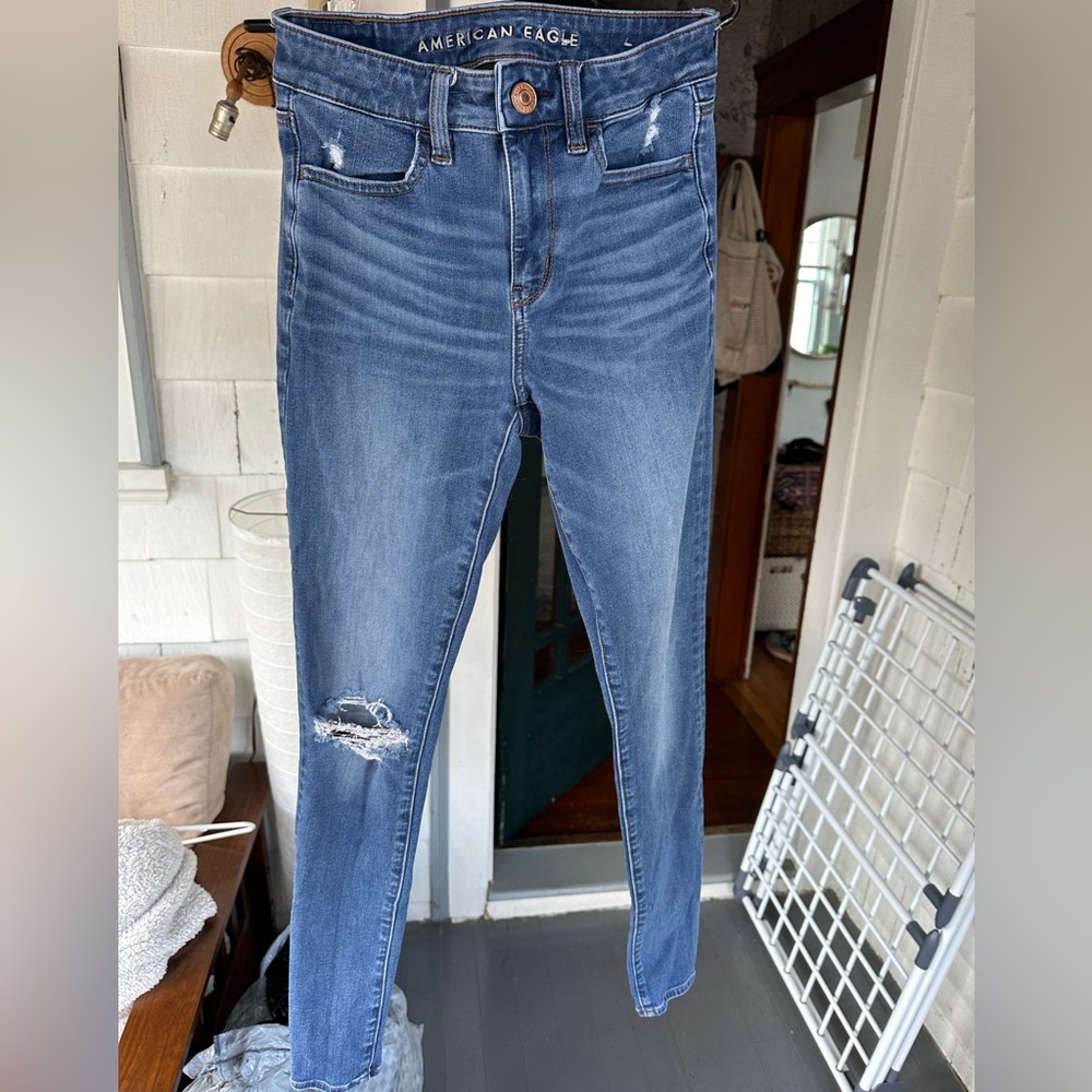 American Eagle next level stretch skinny jeans size 2 long